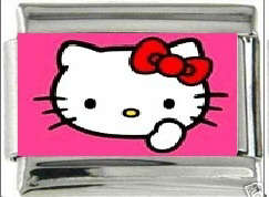 Italian Charms & Bracelets - Enamel - HELLO KITTY 1