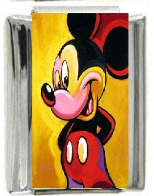 Italian Charms & Bracelets - Enamel - MICKEY 4
