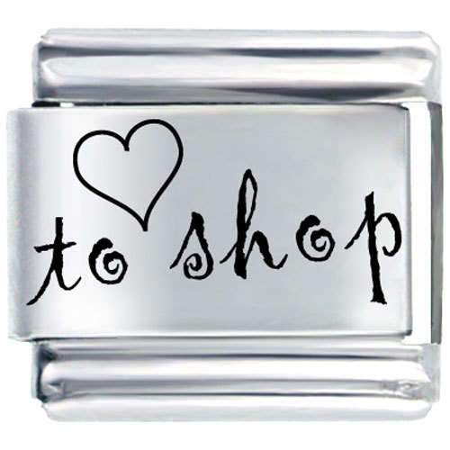 Italian Charms & Bracelets - Laser - LOVE TO SHOP