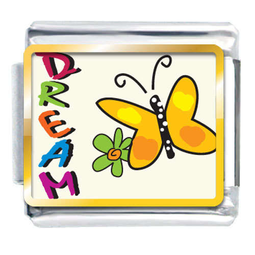 Italian Charms & Bracelets - Enamel - DREAM