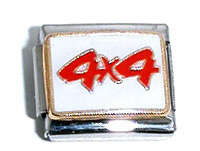 Italian Charms & Bracelets - Enamel - 4X4