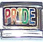 Italian Charms - Fits Nomination - Enamel - PRIDE IN RAINBOW COLOURS