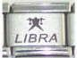 Italian Charms 9mm - Fits Nomination - Laser - Zodiac - LIBRA