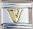 Italian Charms - Fits Nomination - Letters - GOLD V