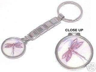 Italian Charms - Picture Keyring - DRAGONFLY