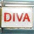 Italian Charms - Fits Nomination - Enamel - DIVA