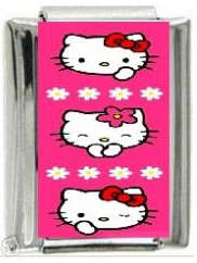 Italian Charms - Fits Nomination - Enamel - HELLO KITTY 4A