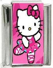 Italian Charms - Fits Nomination - Enamel - HELLO KITTY 5A
