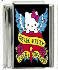 Italian Charms - Fits Nomination - Enamel - HELLO KITTY 6A