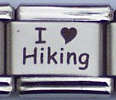 Italian Charms - Fits Nomination - Laser - I LOVE HIKING