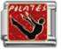 Italian Charms - Fits Nomination - Enamel - PILATES