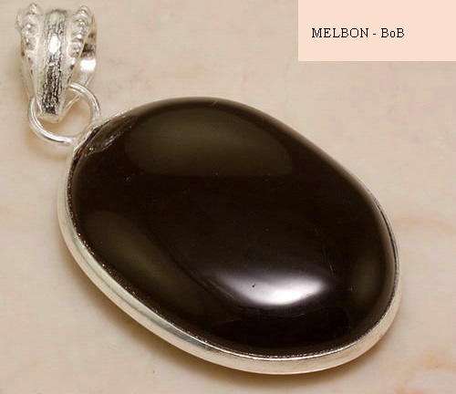 NATURAL ONYX GEMSTONE 925 SILVER PENDANT