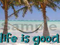 Italian Charms 9mm - Fits Nomination - Enamel - LIFE IS GOOD