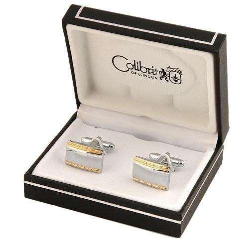 BEAUTIFULLY CRAFTED - COLIBRI Brand New Cuff Links Crafted in Silver Base