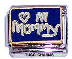 Italian Charms 9mm - Fits Nomination - Enamel - LOVE MY MOMMY