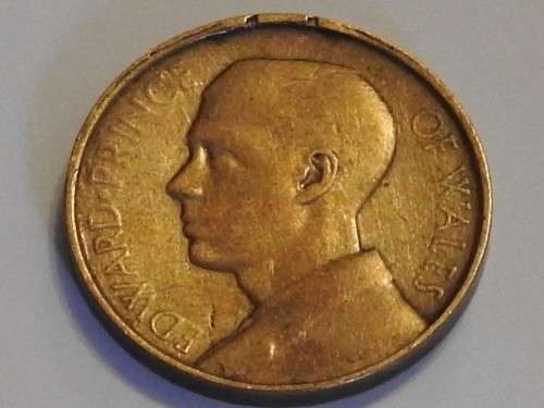 Prince Edward Natal visit 1925 Token - As per image