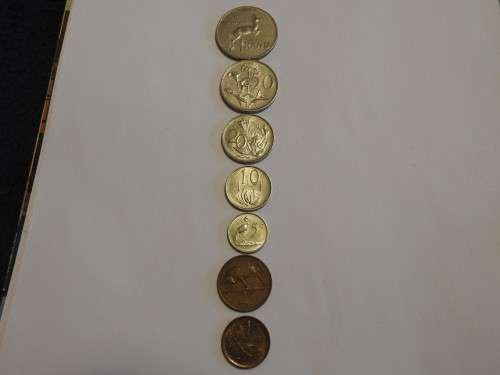 1987 RSA coin set - As per image