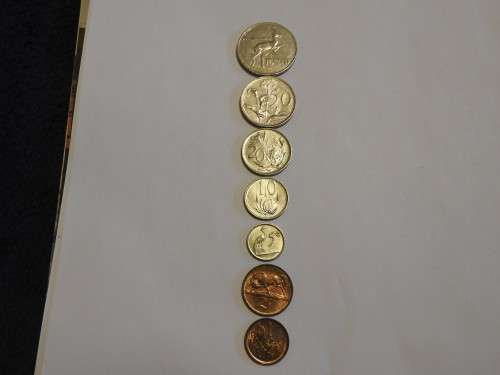 1985 RSA coin set - As per image