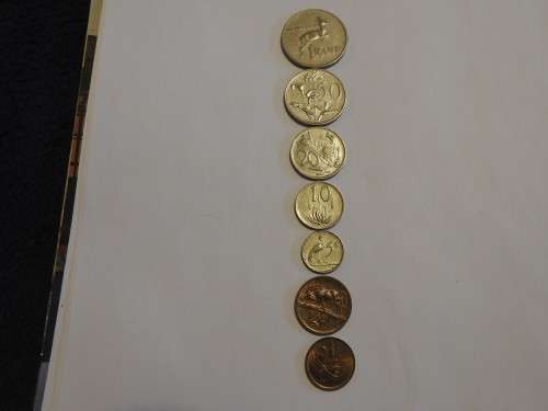 1980 RSA coin set - As per image