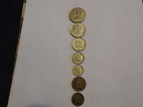 1980 RSA coin set - As per image