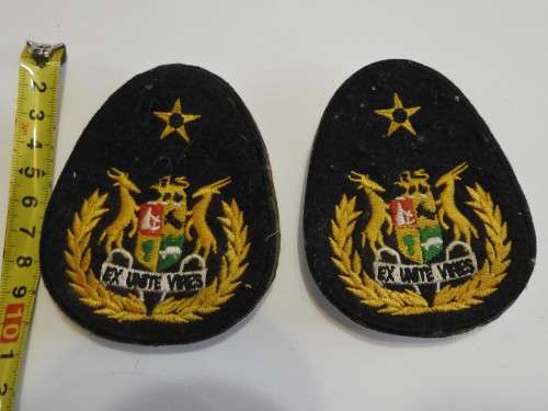 RSM Warrant Officer (SANDF 1994 to 2002) cloth badges