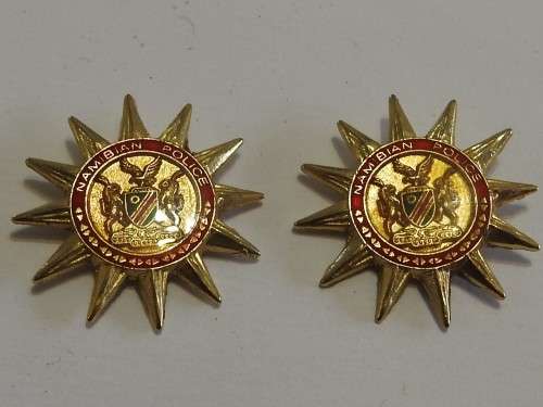 Namibian police badges