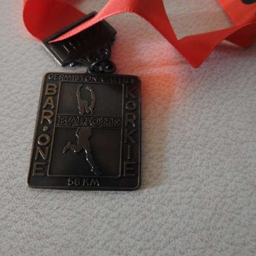 Bar-One Korkie 56km marathon bronze medal 1992