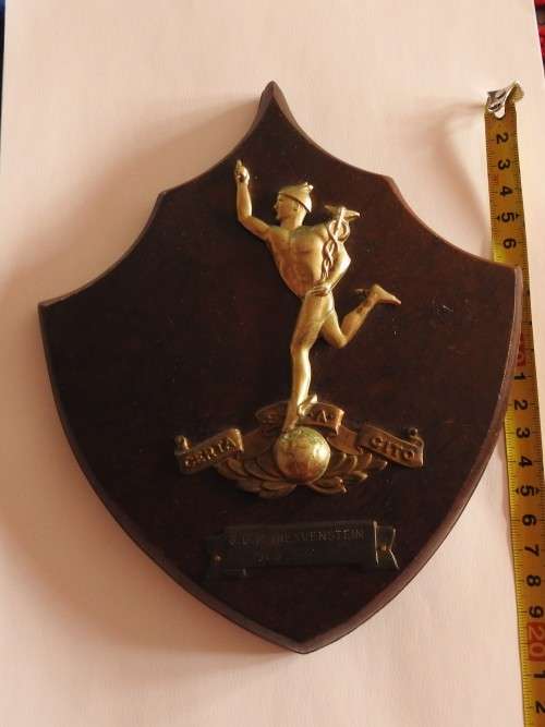 SA Signal Corps Plaque awarded to GDP Greyvenstein 1968