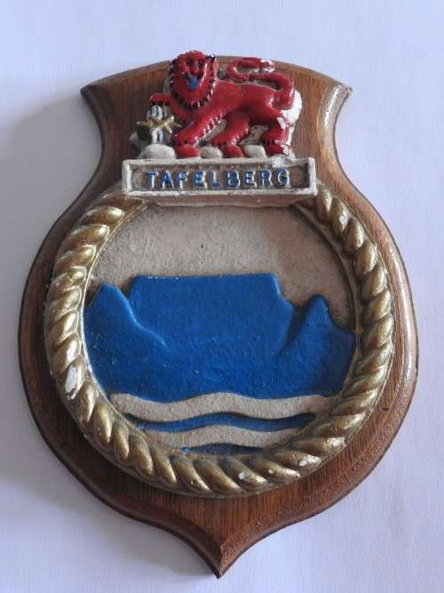 Vintage SA Navy SAS Tafelberg Plaque