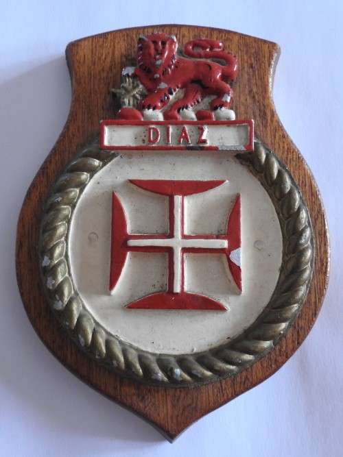 Vintage SA Navy SAS Diaz Plaque