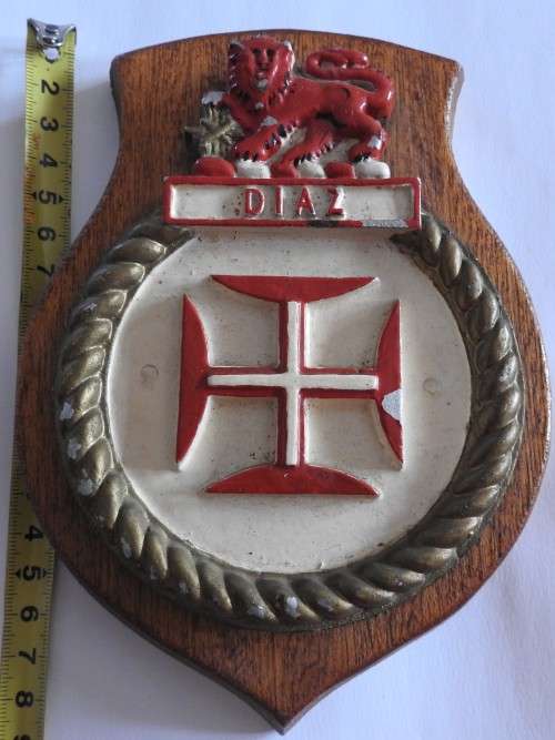 Vintage SA Navy SAS Diaz Plaque