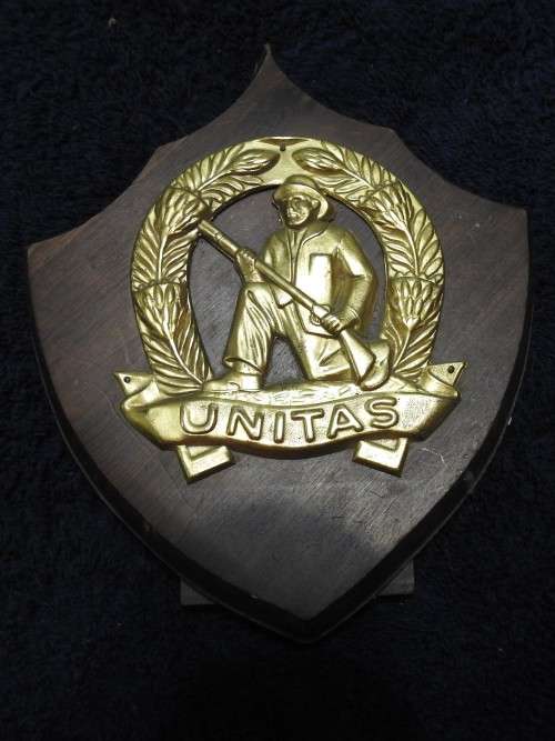 SADF Danie Theron Unitas Plaque