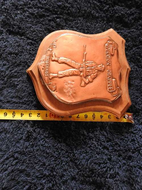 Rhodesian Operation Grapple Midlands Plaque - As per image