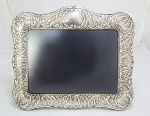 Stunning! Large Hallmarked Sterling Silver Standing Photo Frame