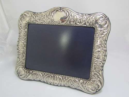 Stunning! Large Hallmarked Sterling Silver Standing Photo Frame