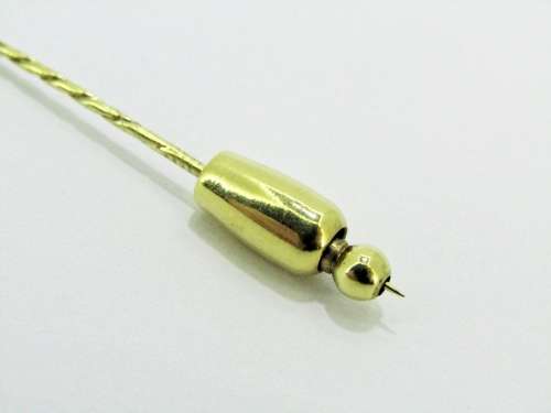 Beautiful! Antique 9CT Gold & Diamond Stick Pin