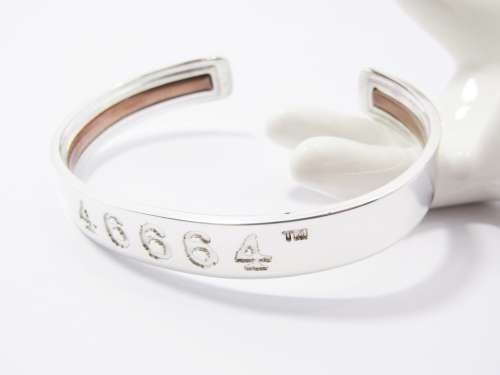 Stunning! Weighty Nelson Mandela Original 46664 Cuff Bangle