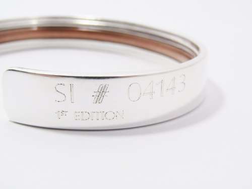 Stunning! Weighty Nelson Mandela Original 46664 Cuff Bangle