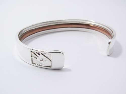 Stunning! Weighty Nelson Mandela Original 46664 Cuff Bangle