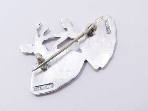 A Gorgeous CANDIDA Ballerina Dancers Brooch In Sterling Silver.