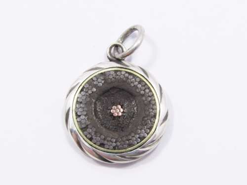 Unusual Antique Silver Fob Pendant