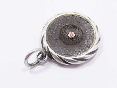 Unusual Antique Silver Fob Pendant