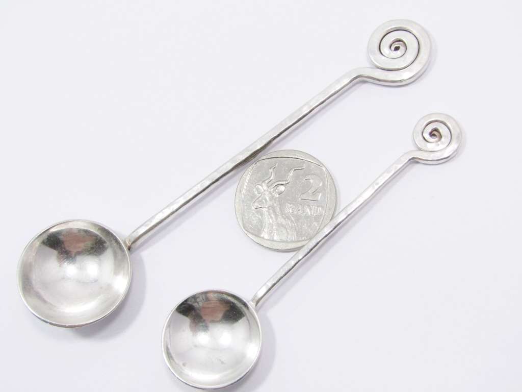 Renowned Designer Kurt Jobst Sterling Silver Spoons