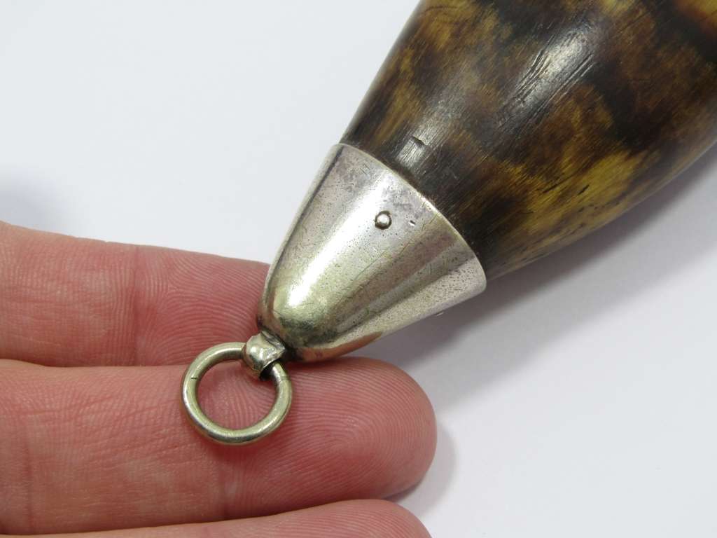 Antique Silver-Plated & Horn Hunting Cup