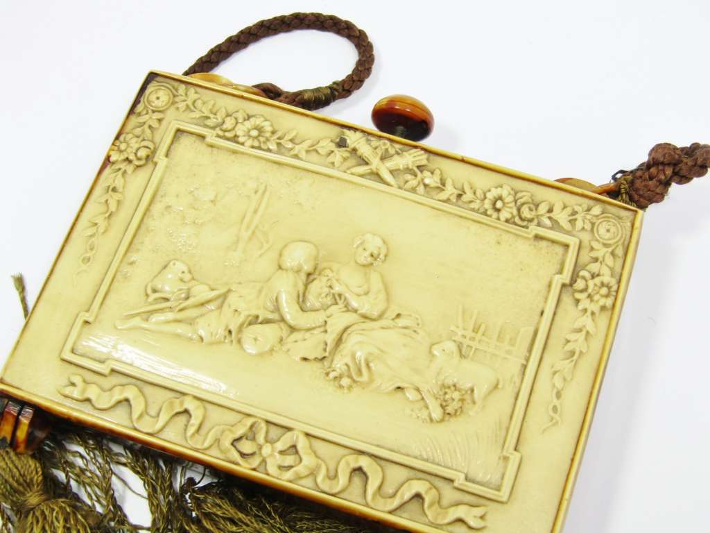 Quirky Vintage Celluloid Vanity Purse