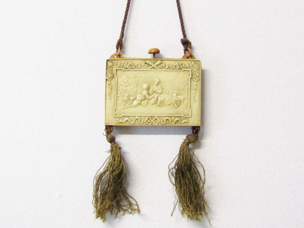 Quirky Vintage Celluloid Vanity Purse