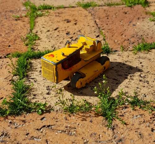 Matchbox (King Size) (D9 Caterpillar) (No. 3) (1960`s) (vintage die-cast)