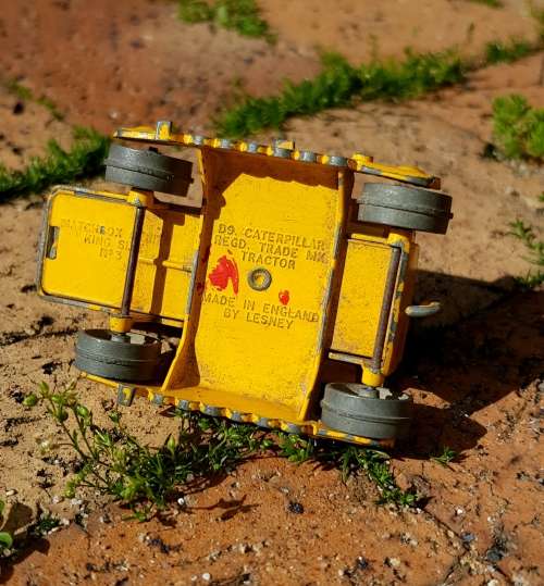 Matchbox (King Size) (D9 Caterpillar) (No. 3) (1960`s) (vintage die-cast)