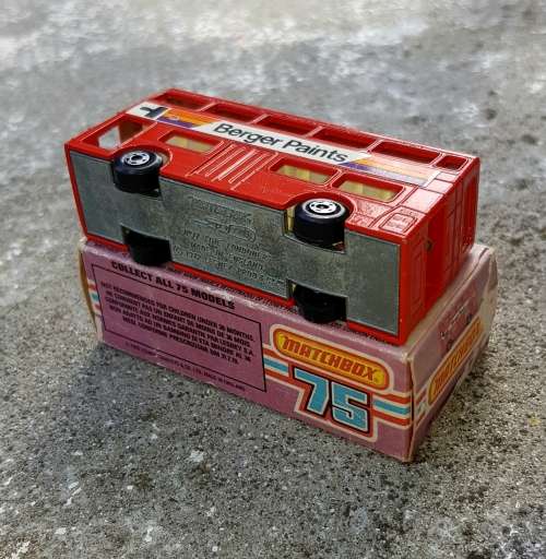 Vintage Matchbox 1974 The Londoner Bus (No 17) (Berger Paints)