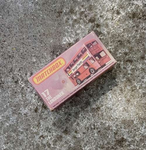 Vintage Matchbox 1974 The Londoner Bus (No 17) (Berger Paints)